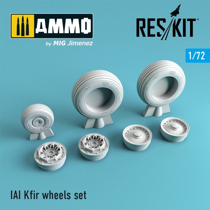 Reskit - 1/72 IAI Kfir Wheels Set (RS72-0051)
