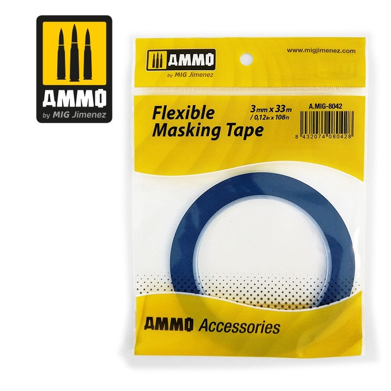 AMMO - Flexible Masking Tape (3mm x 33m)