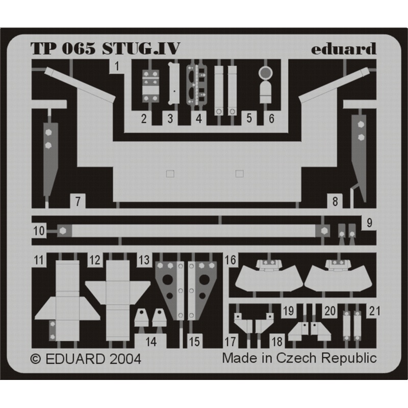 Eduard - 1/35 StuG.IV (Photo-etched) (for Italeri) TP065