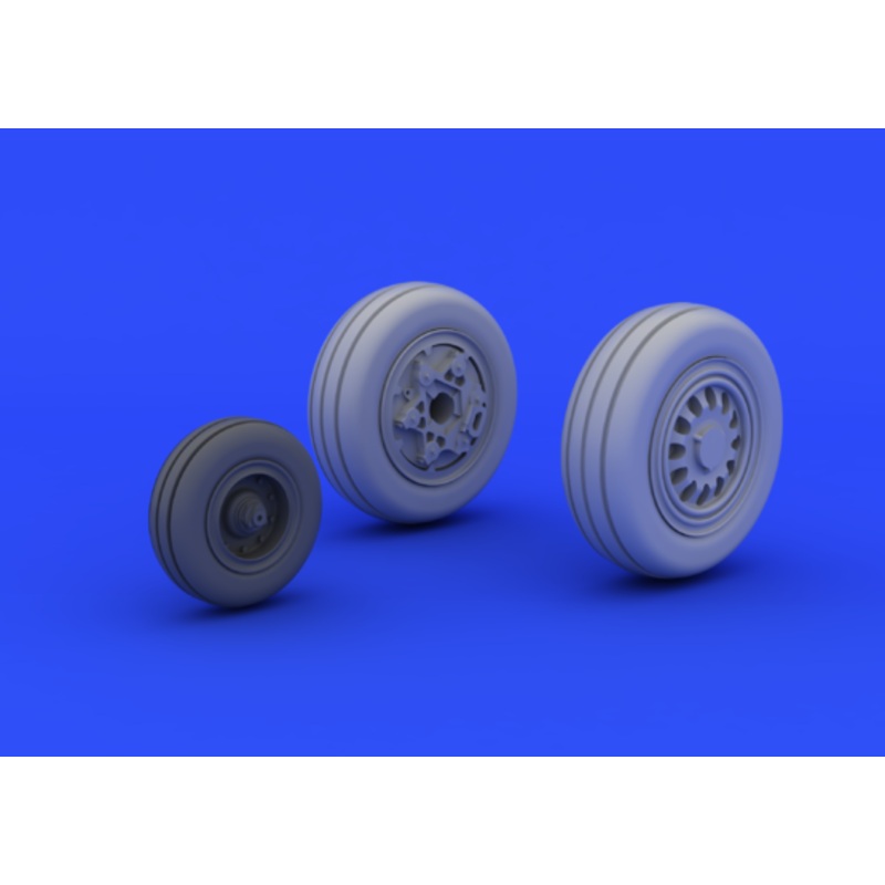 Eduard - 1/72 F-16CJ Block 50  Wheels Brassin set (for Tamiya) 672040
