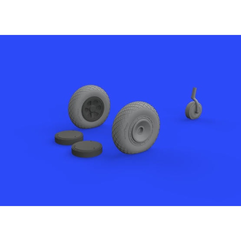 Eduard - 1/72 P-47D  Wheels Brassin set (for Tamiya) 672221