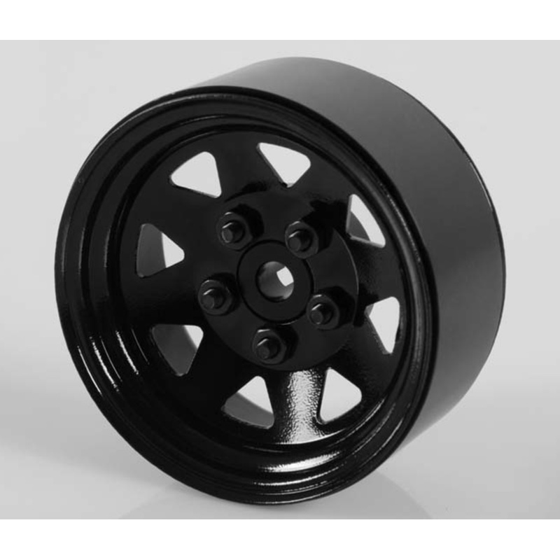 RC4WD - 5 Lug Wagon 1.9" Steel Stamped Beadlock (Black)