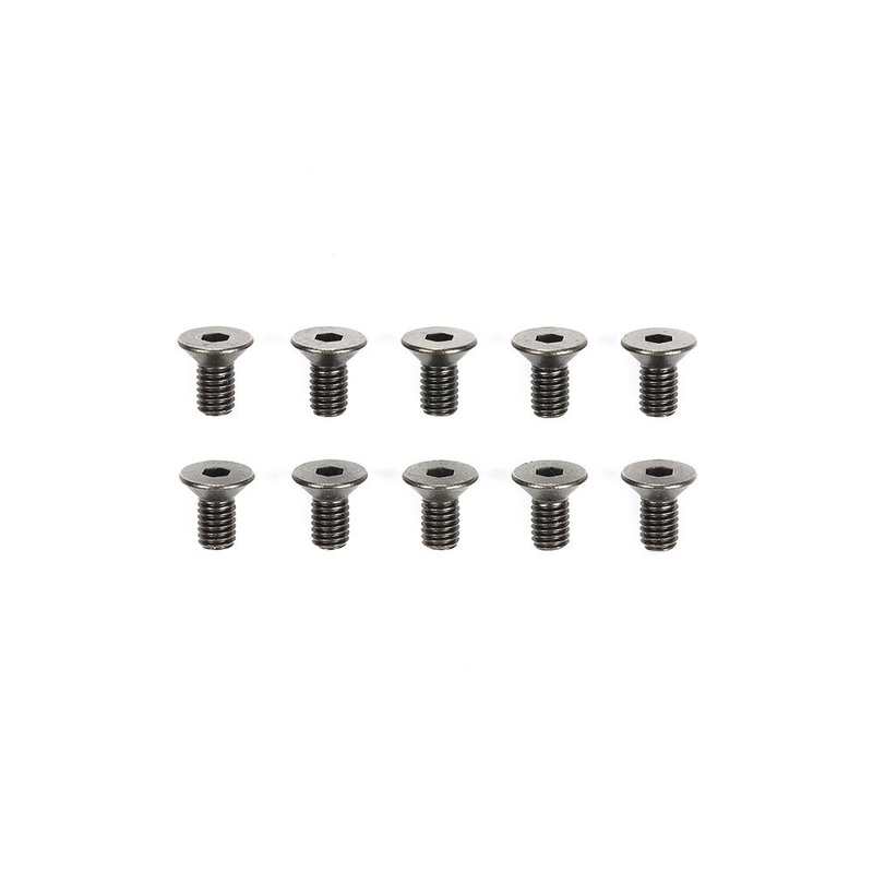 Tamiya - 3x6mm Steel Countersunk Hex Head Screws (10)