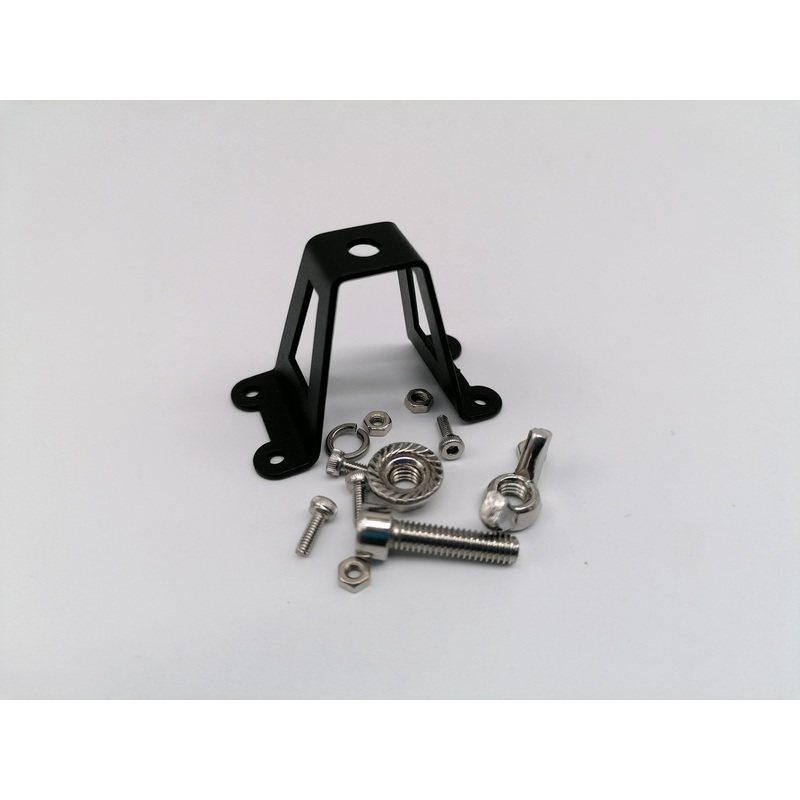 Details - Crawler Spare Tire Bracket Black