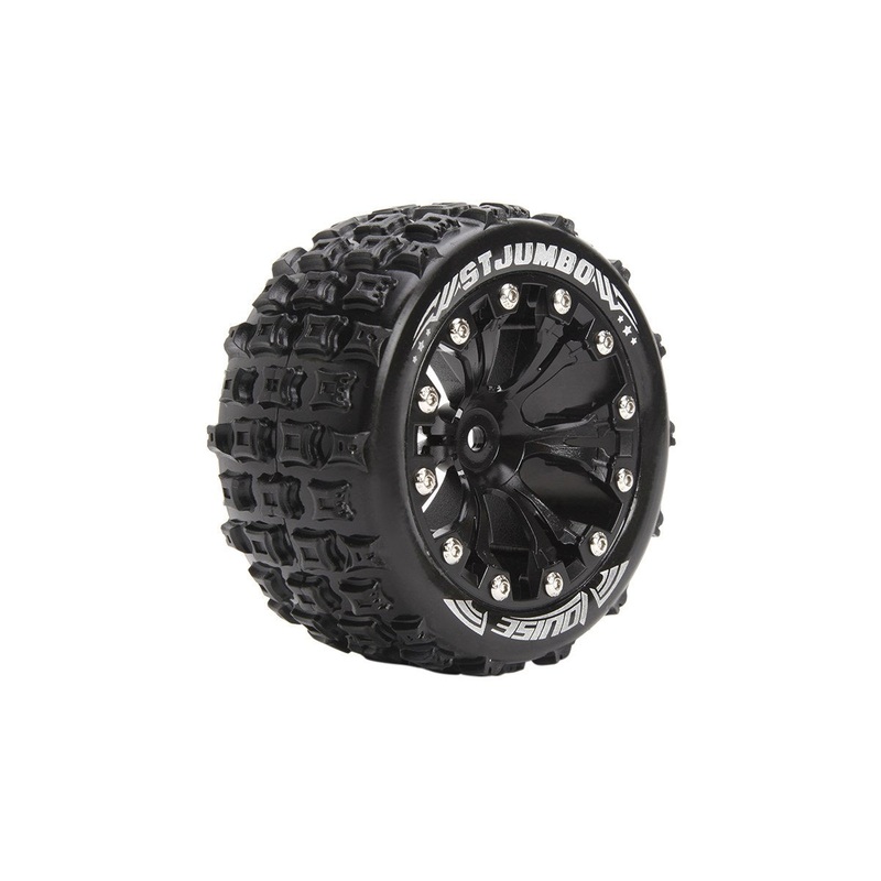 Louise - ST-Jumbo 1/10 Stadium Truck Tires (Mounted) Soft 2.8" (2)