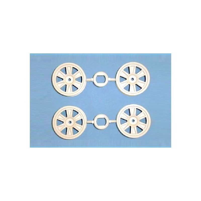 Tamiya - Med. Narrow 12-Spoke Wheels 24mm/+2 (4)