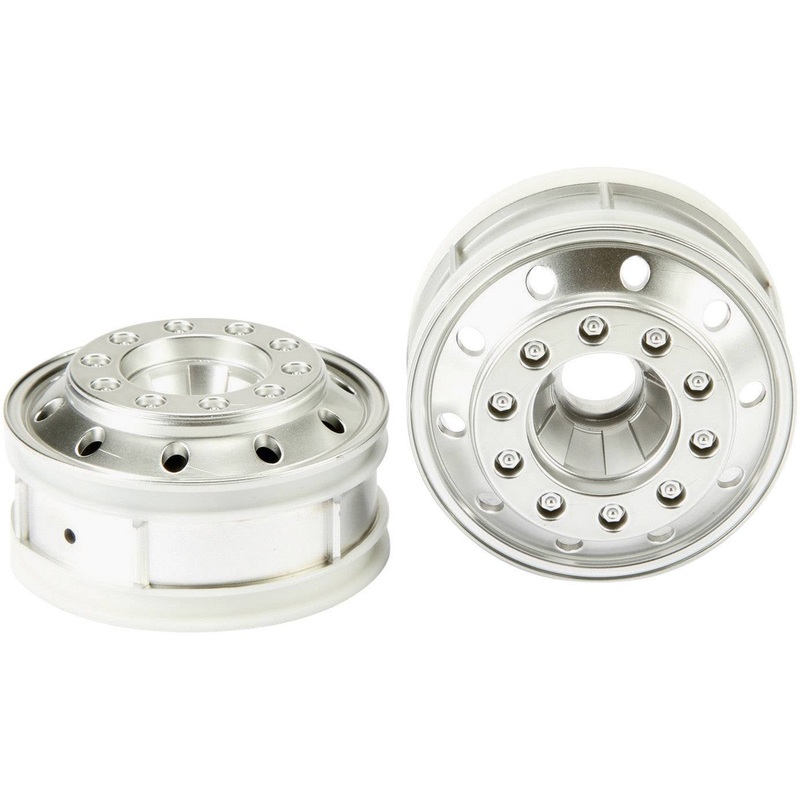 Tamiya - Plated Front Wheels (22mm/Matte)