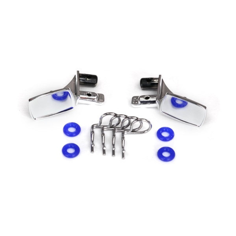 Traxxas - 8133 - Chevrolet Blazer - Side Mirrors Chrome (Left & Right) (TRX-4)