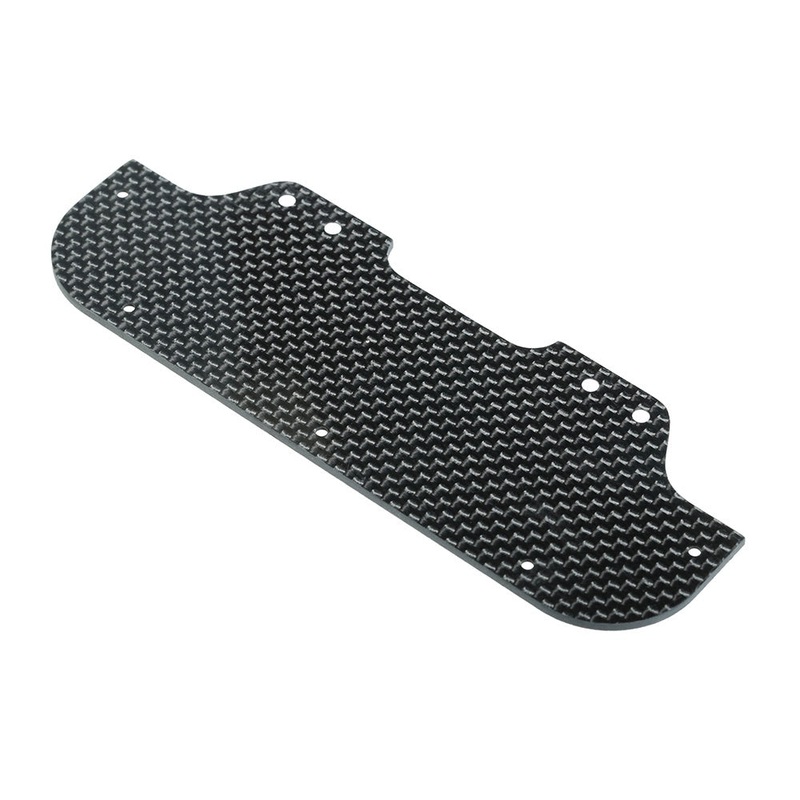 Carisma - Front Bumper 2mm Graphite For Tamiya C-Car