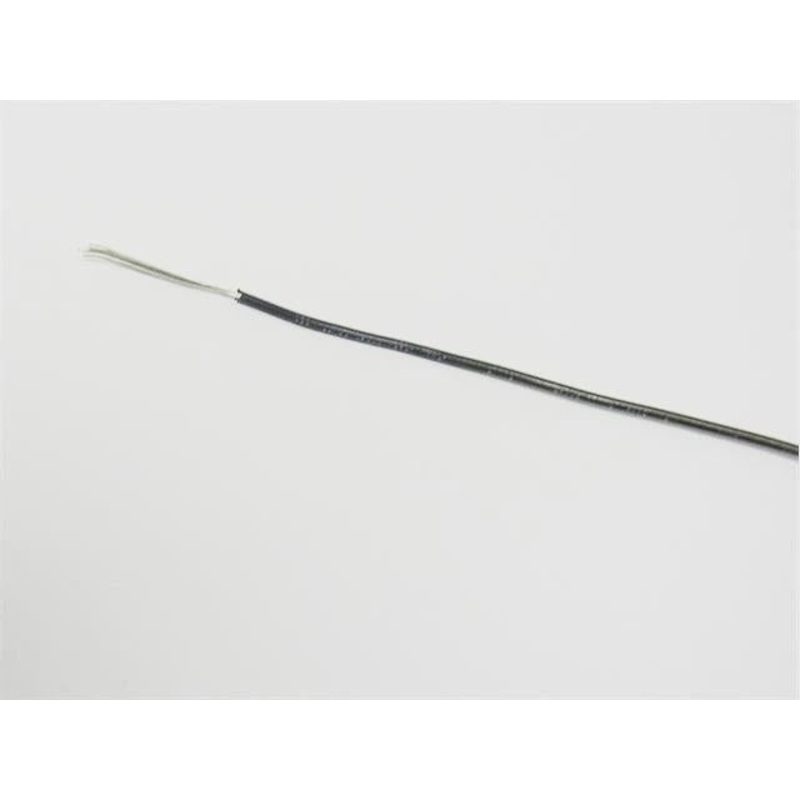 CE - Hookup Cable Strand  0.22mm  Black  (Per 20cm)