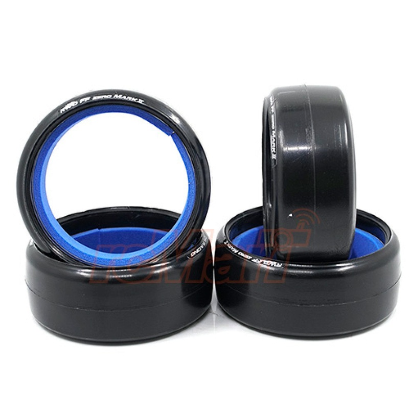 DS Racing - Competition Series II RWD FF Zero Mark II Tire for 1/10 Drift (4 pcs)