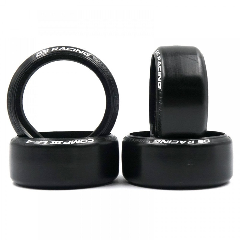 DS Racing - Competition Series III LF4 RWD Drift Tire for 1/10 Drift RC (4 pcs)