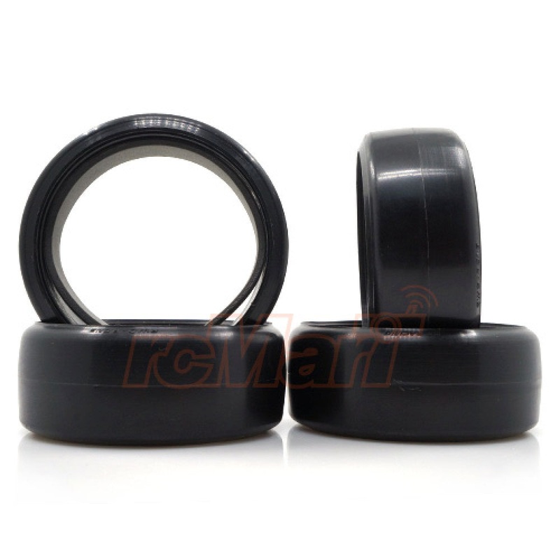 DS Racing - Competition Series RWD II F One Medium Tire for 1/10 Drift (4 pcs)
