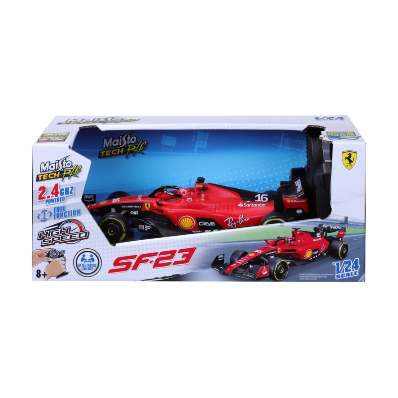 Maisto - 1/24 R/C Ferrari F1 SF-23 #16 C. Leclerc - 2.4 GHz