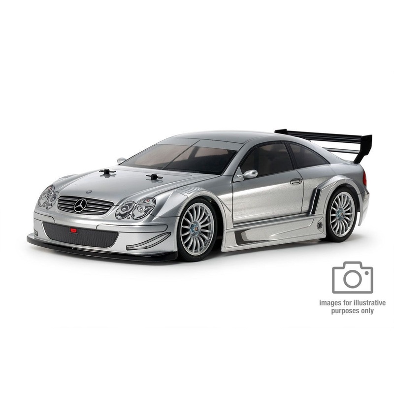 Tamiya - R/C Mercedes-Benz CLK AMG 2002 Racing Version (TT02) (No ESC Incl.)