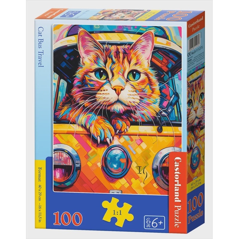 Castorland - Cat Bus Travel (100pcs)
