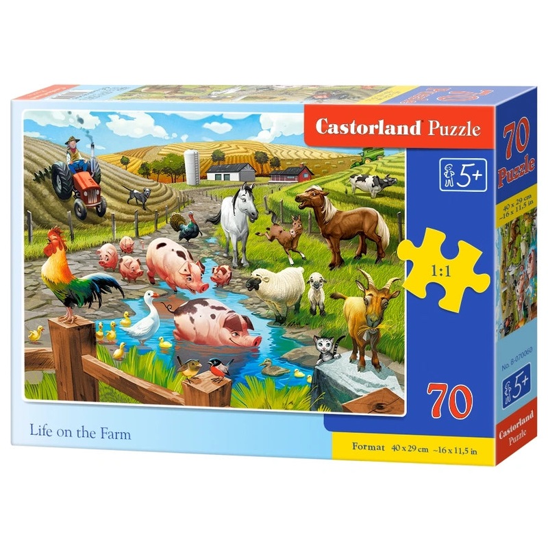 Castorland - Life On The Farm (70 pcs)