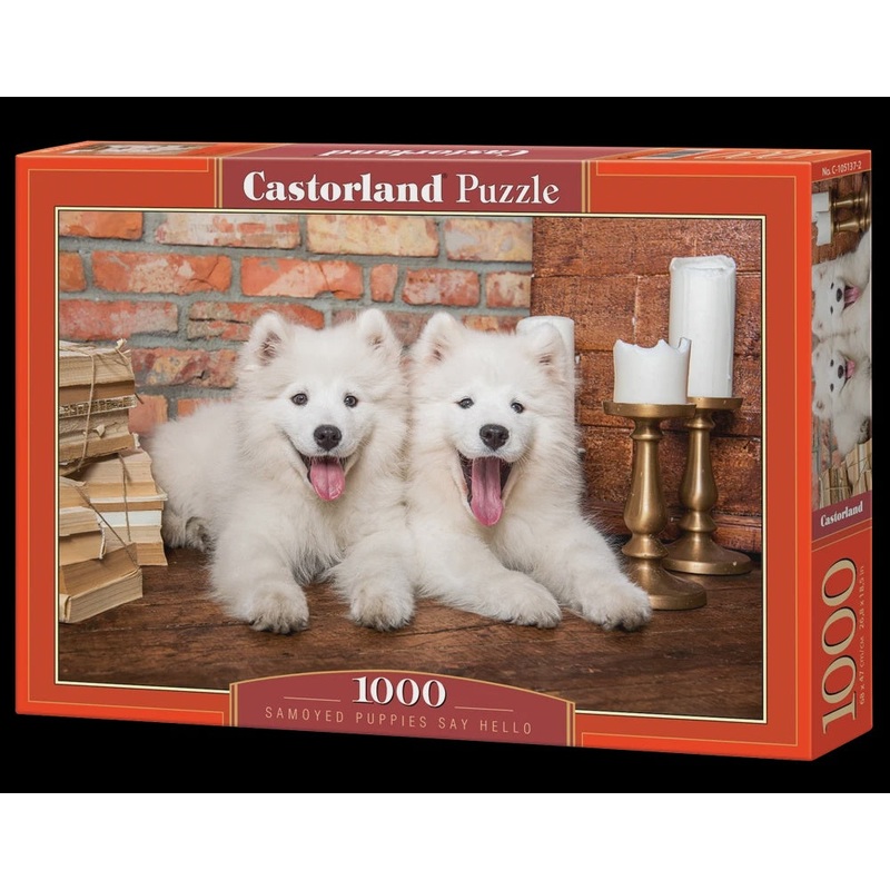 Castorland - Samoyed Puppies Say Hello (1000pcs)