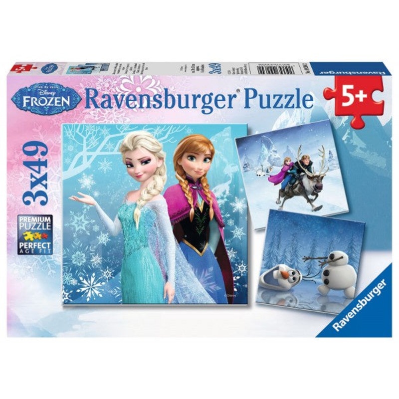 Ravensburger - Frozen: Winter Adventures (3x49pcs)