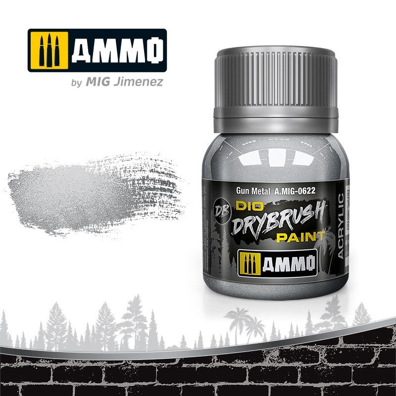 AMMO - 0622 DRYBRUSH Gun Metal