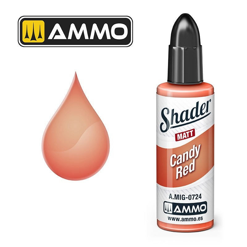 AMMO - 0724 Candy Red Matt Shader