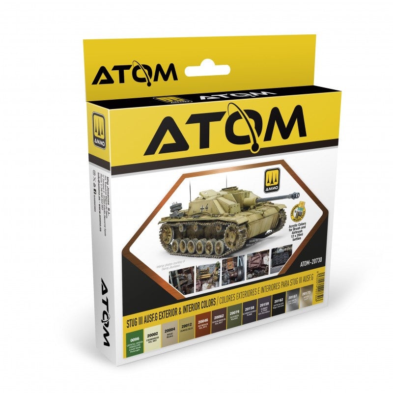 ATOM - 20730 STUG III Ausf.G Exterior & Interior Colors Set