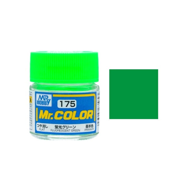 Mr.Color - C175 Flourescent Green (Semi-Gloss) (10ml)
