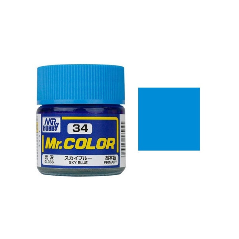 Mr.Color - C34 Sky Blue (Gloss) (10ml)