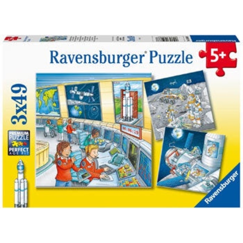 Ravensburger - Tom & Mia Go on a Space Mission (3x49pcs)