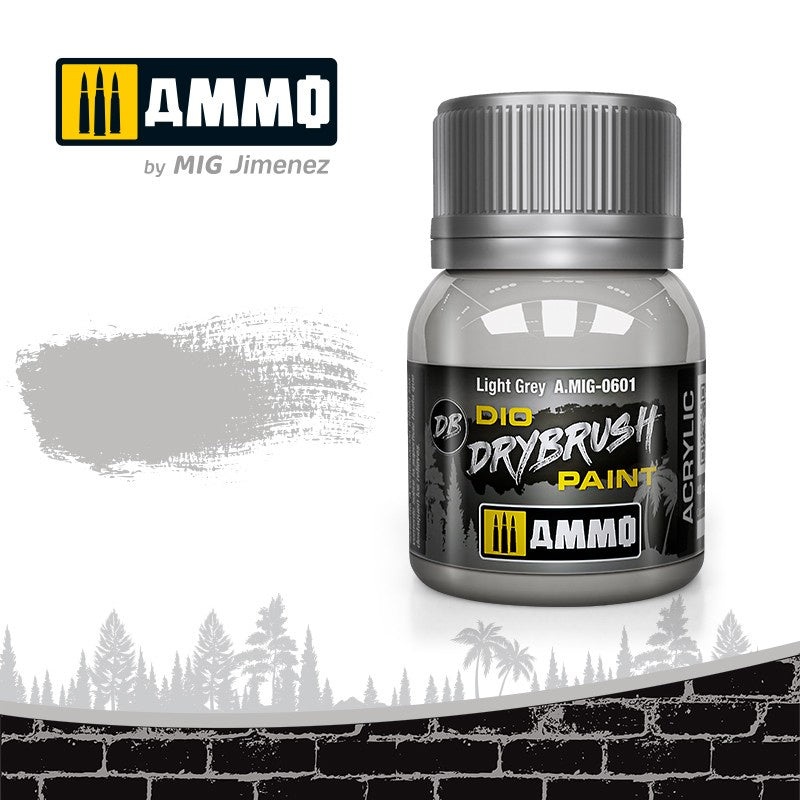 AMMO - 0601 DRYBRUSH Light Grey