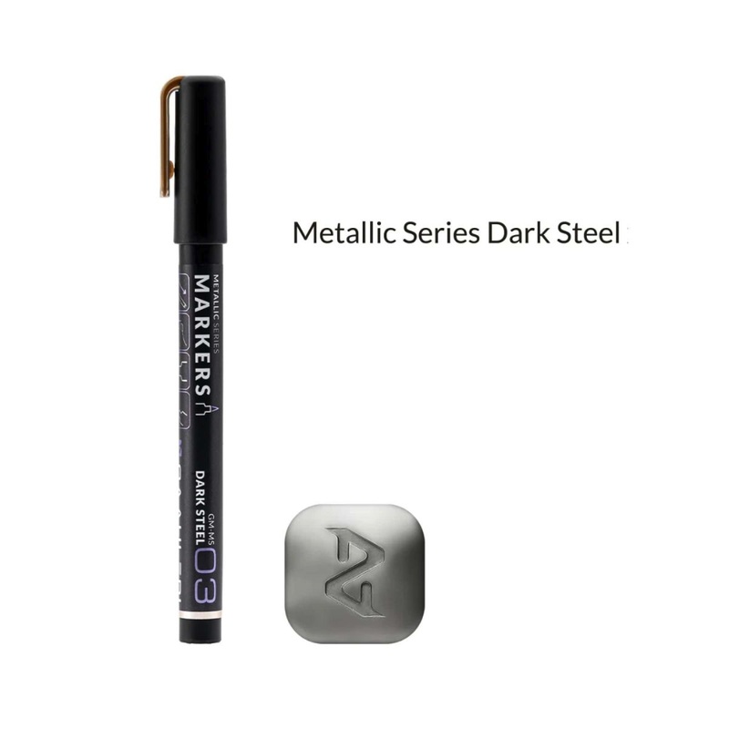 Gaahleri - Metallic Series Markers - Dark Steel (45138)