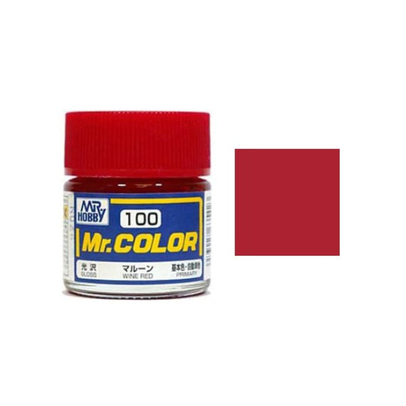 Mr.Color - C100 Wine Red (Gloss) (10ml)