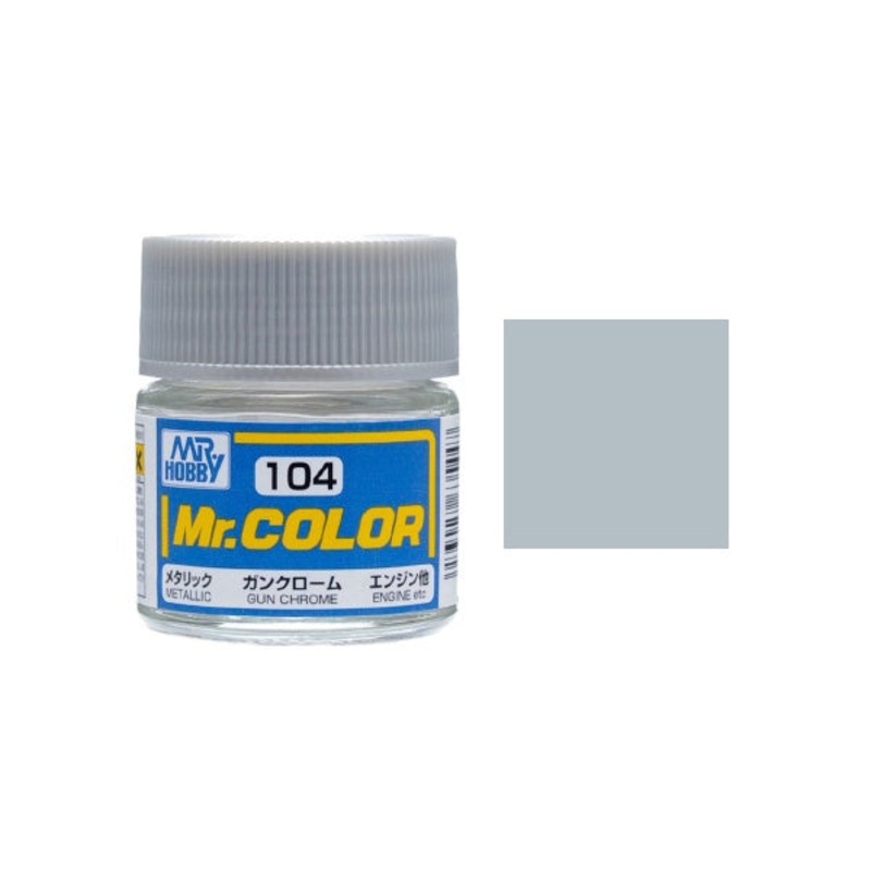 Mr.Color - C104 Gun Chrome (Metallic) (10ml)