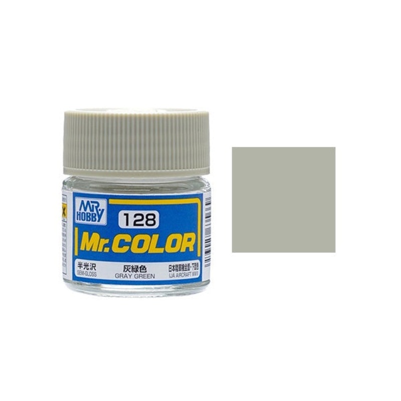 Mr.Color - C128 Gray Green (Semi-Gloss) (10ml)