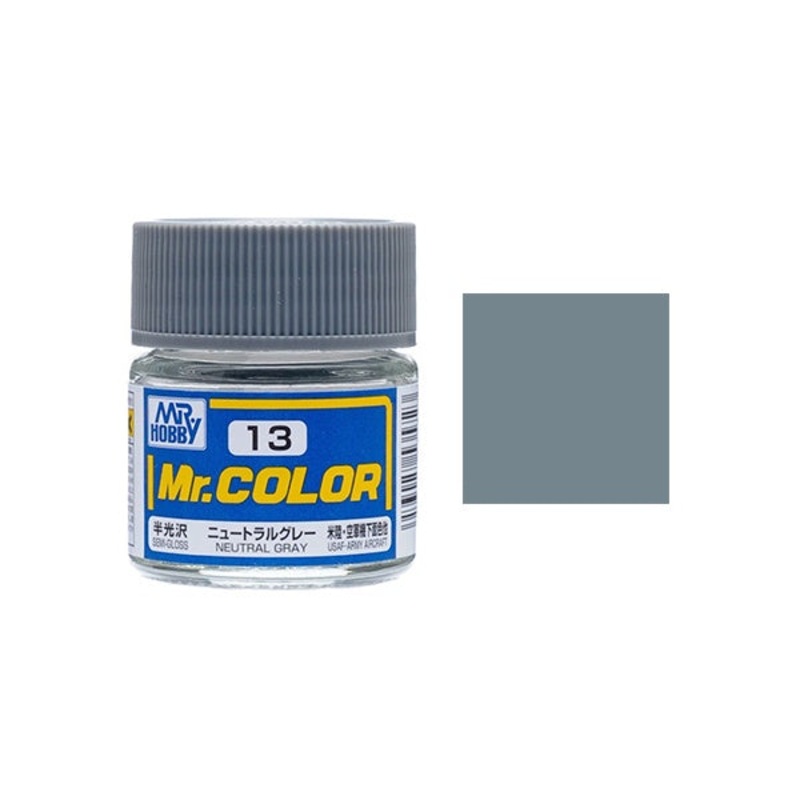 Mr.Color - C13 Neutral Gray (Semi-Gloss) (10ml)