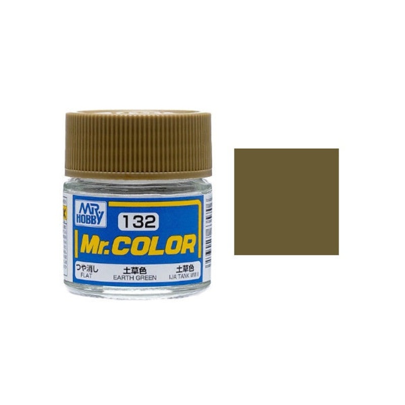 Mr.Color - C132 Earth Green (Flat) (10ml)