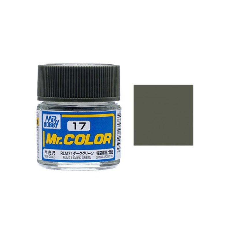 Mr.Color - C17 RLM71 Dark Green (Semi-Gloss) (10ml)