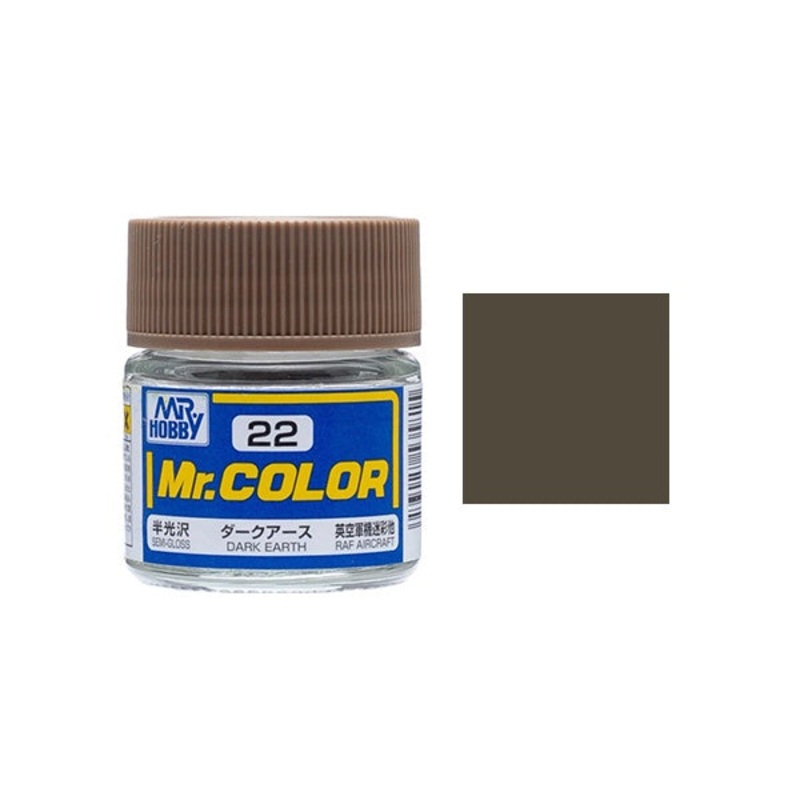 Mr.Color - C22 Dark Earth (Semi-Gloss) (10ml)