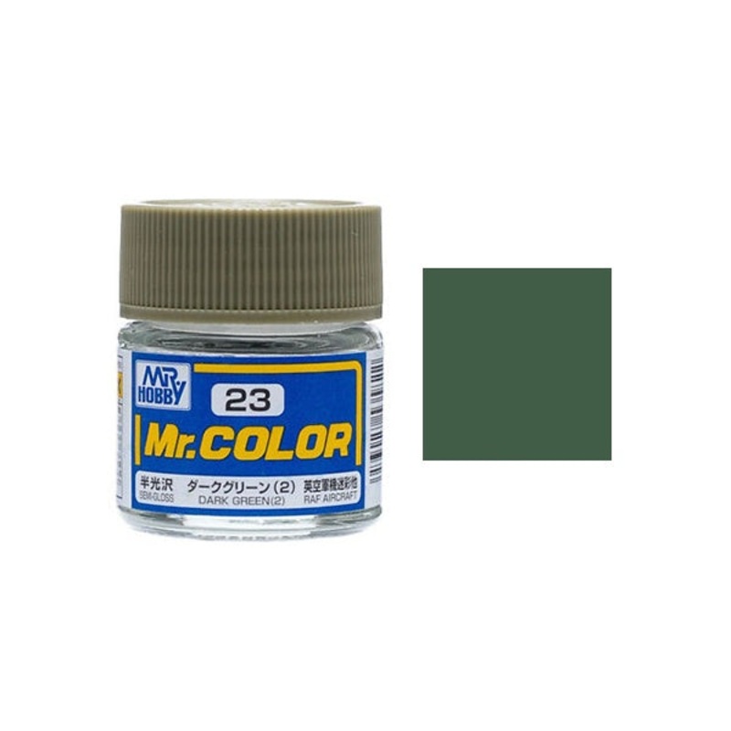 Mr.Color - C23 Dark Green (2) (Semi-Gloss) (10ml)