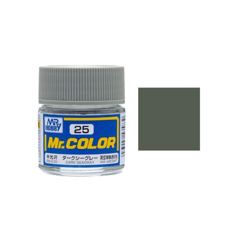 Mr.Color - C25 Dark Seagray (Semi-Gloss) (10ml)