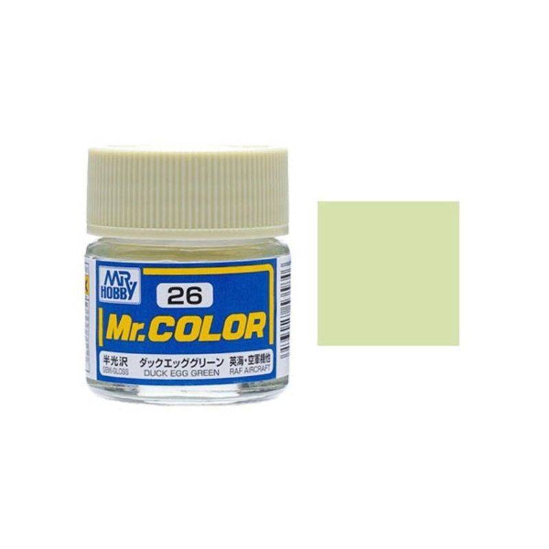 Mr.Color - C26 Duck Egg Green (Semi-Gloss) (10ml)