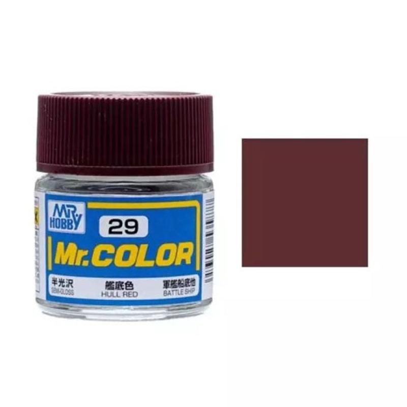Mr.Color - C29 Hull Red (Semi-Gloss) (10ml)