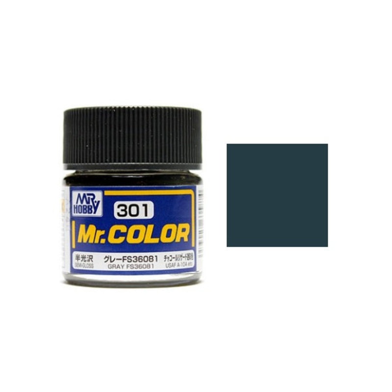 Mr.Color - C301 FS36081 Gray (Semi-Gloss) (10ml)