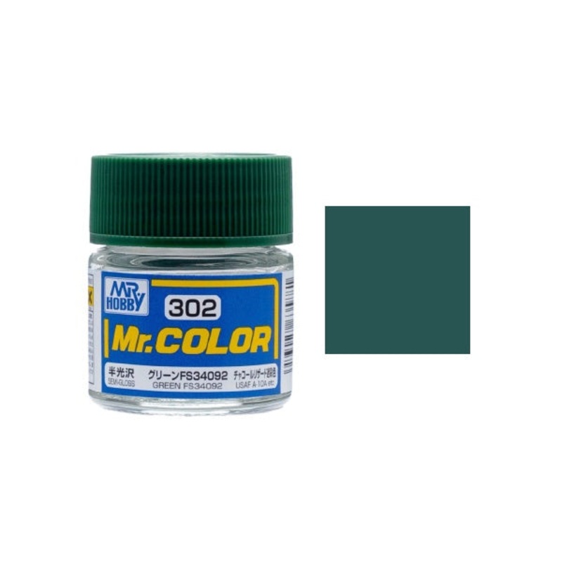 Mr.Color - C302 FS34092 Green (Semi-Gloss) (10ml)