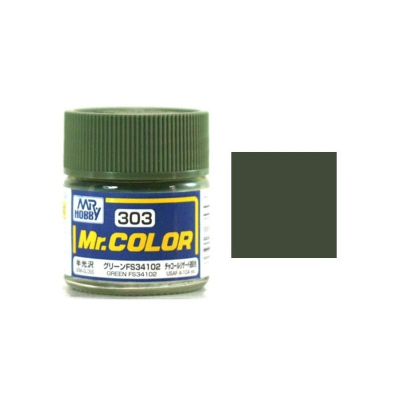 Mr.Color - C303 FS34102 Green (Semi-Gloss) (10ml)