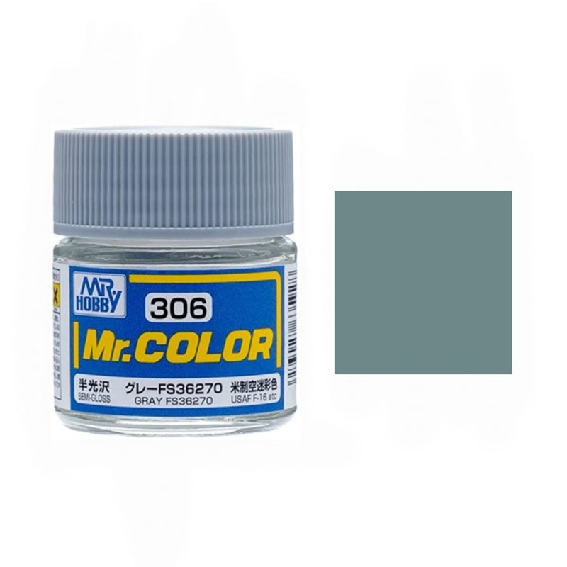 Mr.Color - C306 FS36270 Medium Gray (Semi-Gloss) (10ml)