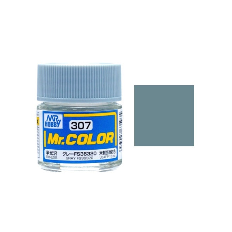 Mr.Color - C307 FS36320 Dark Ghost Gray (Semi-Gloss) (10ml)
