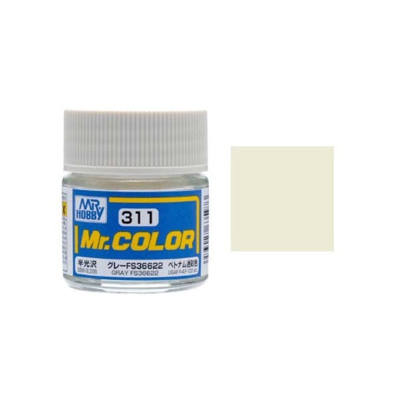 Mr.Color - C311 FS36622 Camouflage Gray (Semi-Gloss) (10ml)