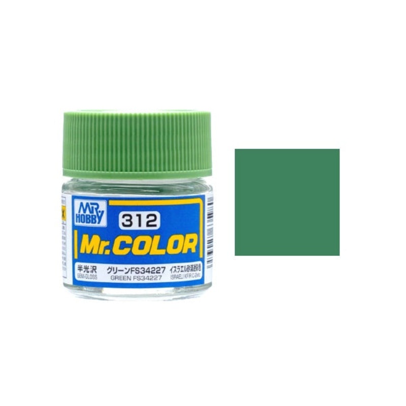 Mr.Color - C312 FS34227 Green (Semi-Gloss) (10ml)
