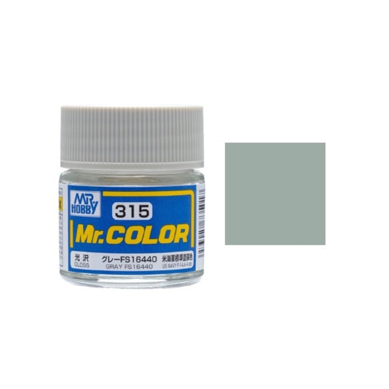 Mr.Color - C315 FS16440 Light Gull Gray (Semi-Gloss) (10ml)